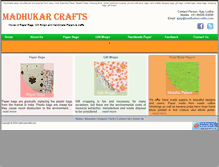 Tablet Screenshot of madhukarcrafts.com